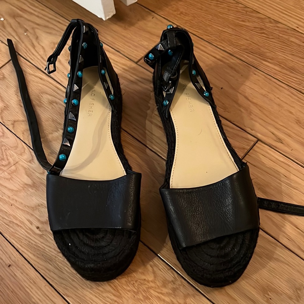 Marc Fisher Black Espadrilles